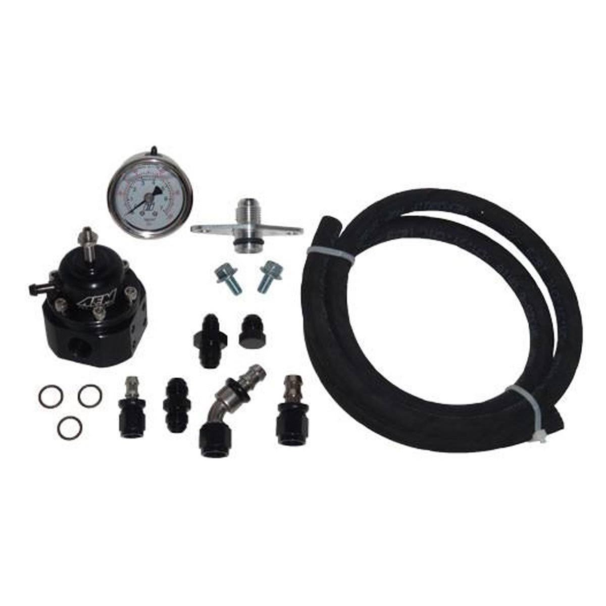 Fuel Pressure Kit with AEM Regulator and Push Lock Hose K624