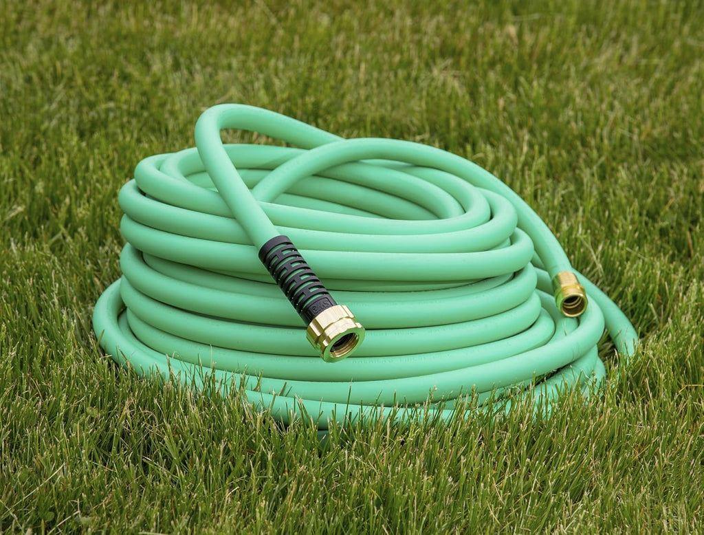 Soft & Supple Easy Coil Water Hose with Crush Proof Couplings 50' x 5/8", Green I49282