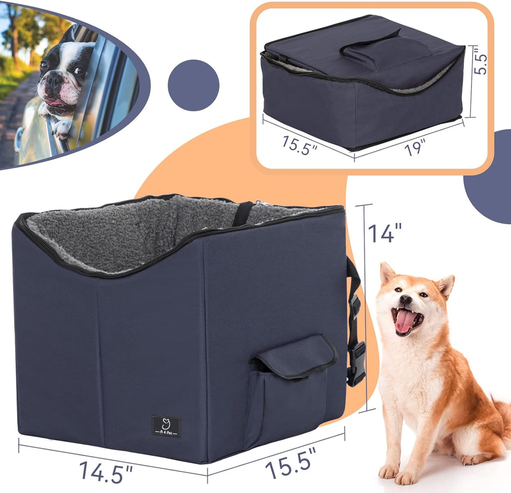 Folding Breathable Dog Booster Car Seat with Carry Bag T681