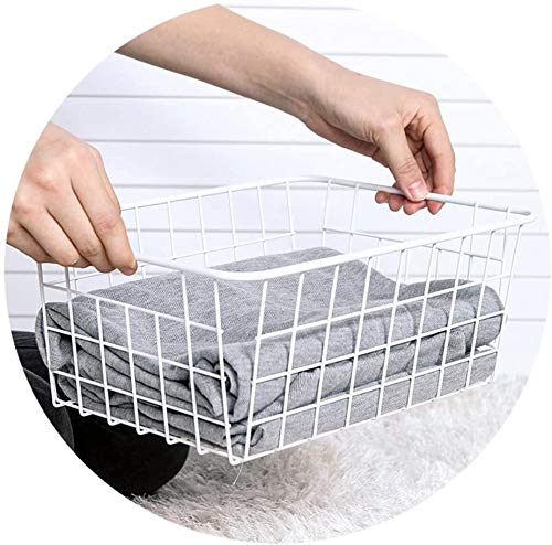Wire Storage Baskets, Set of 2 White L723807