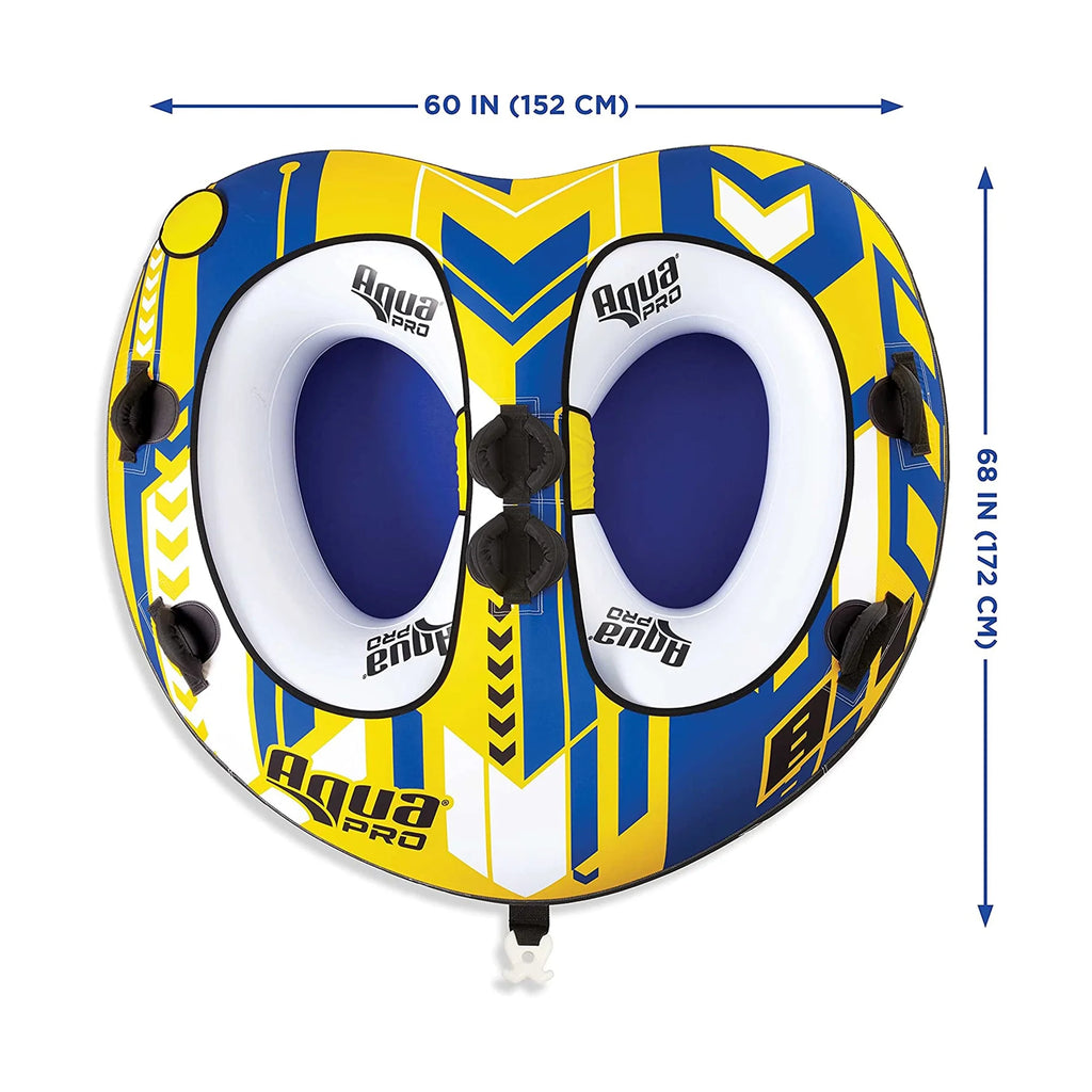 Yellow & Blue 2 Person Towable Rider B56840