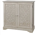 White 2 Door Wood Cabinet R58332