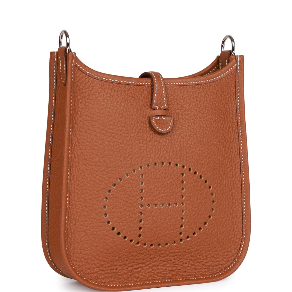 Gold Clemence Palladium Hardware Bag D195