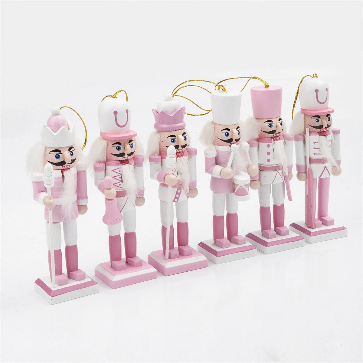 Nutcracker Puppet Ornaments Desktop Decoration Miniatures Dolls N2297