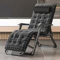 Folding Chair with Adjustable Backrest and Removable Cushion X77065
