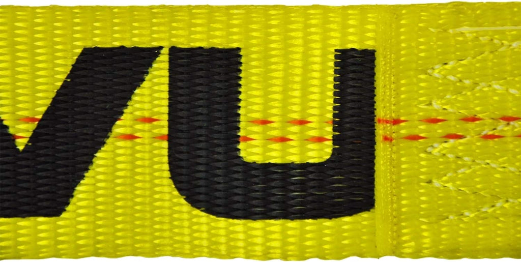 2 Inch x 30 Foot 4 Pack Yellow Winch Strap with Wire Hook K336135