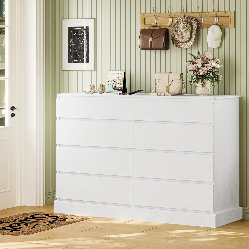 Black 6 Drawer Double Dresser L739531