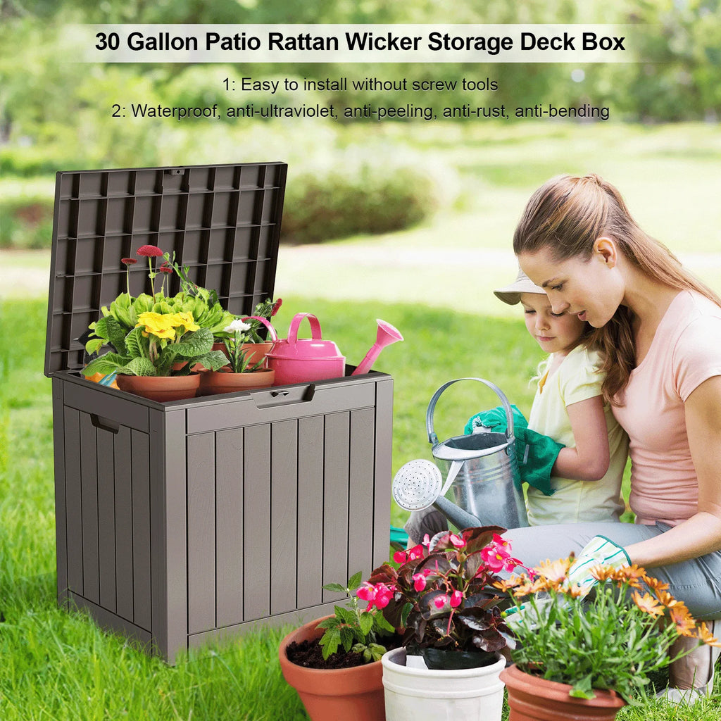 30 Gallon Waterproof Deck Box W17278