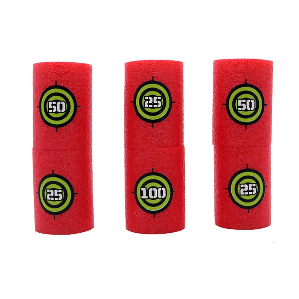 18x EVA Soft Bullet Target Dart Toy S8682