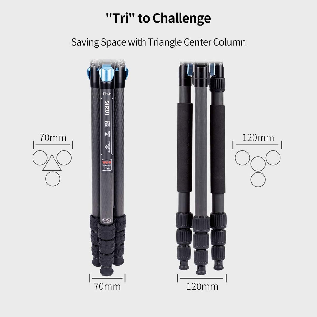 Carbon Fiber Tripod with Triangular Center Column P10305
