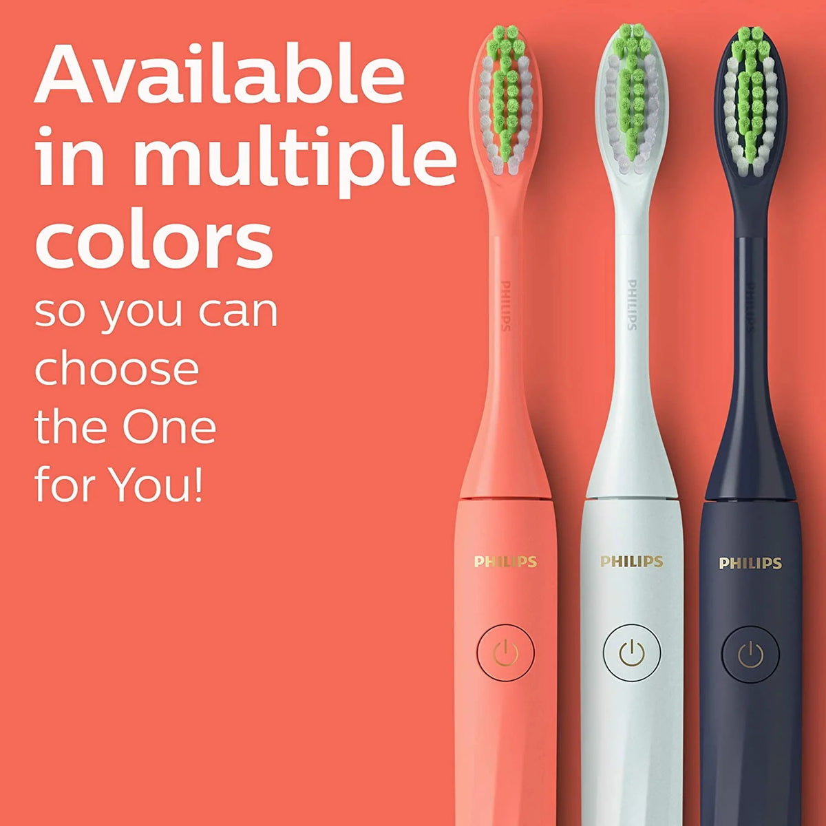Coral Battery Toothbrush with Brush Heads D9709