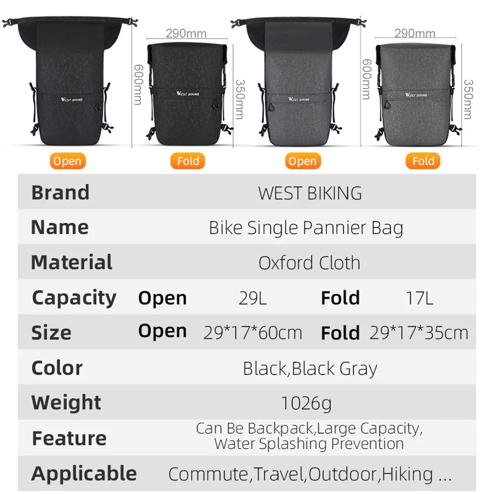 Bike Rear Seats Bag B659191