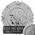 Cremont Ceiling Medallion Ultra Pure White Crackle A7490