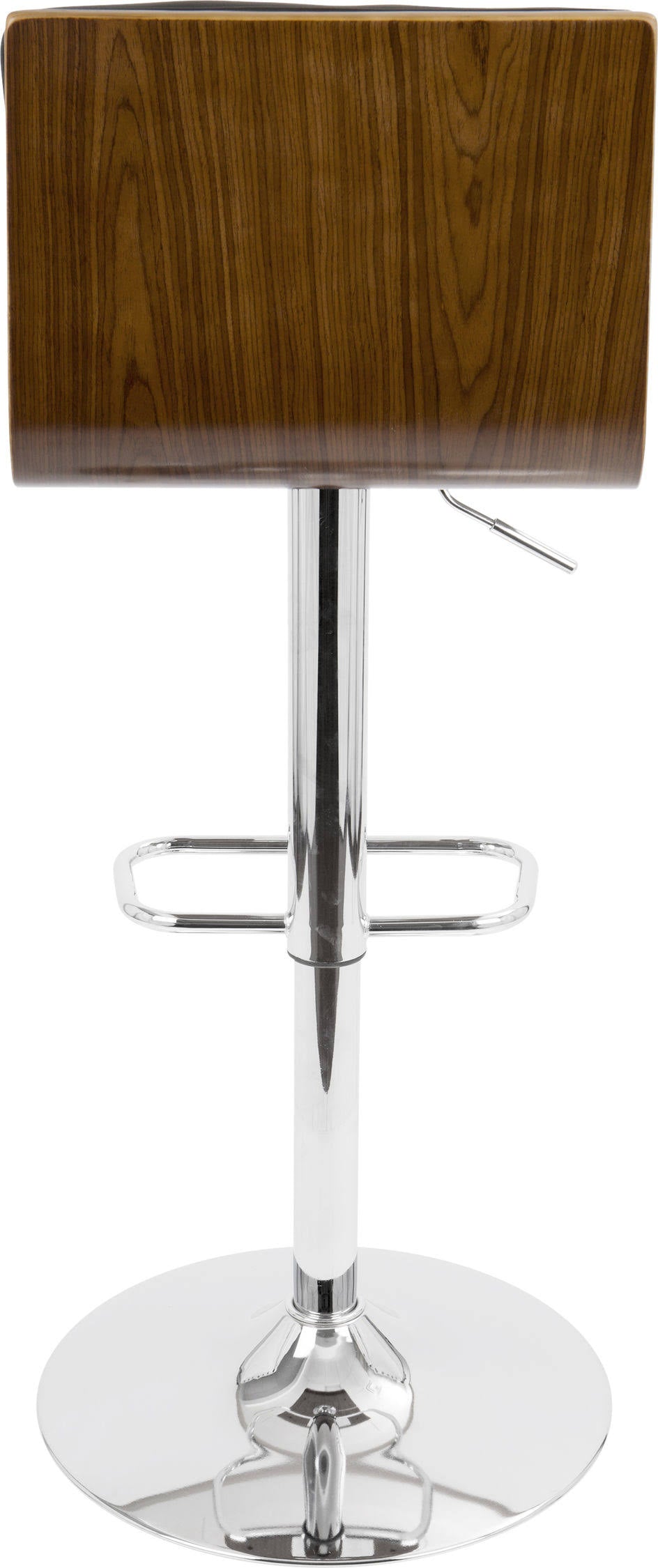 Walnut/Black Barstool I52828