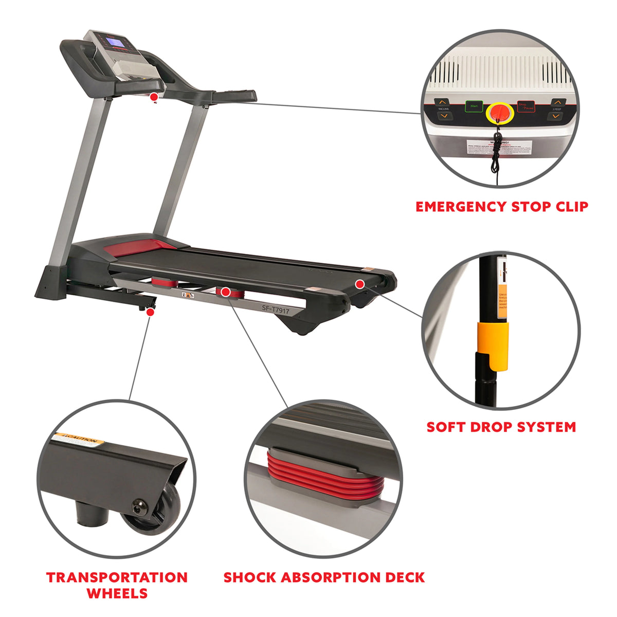 Electric Incline Treadmill with Bluetooth Speakers O8828