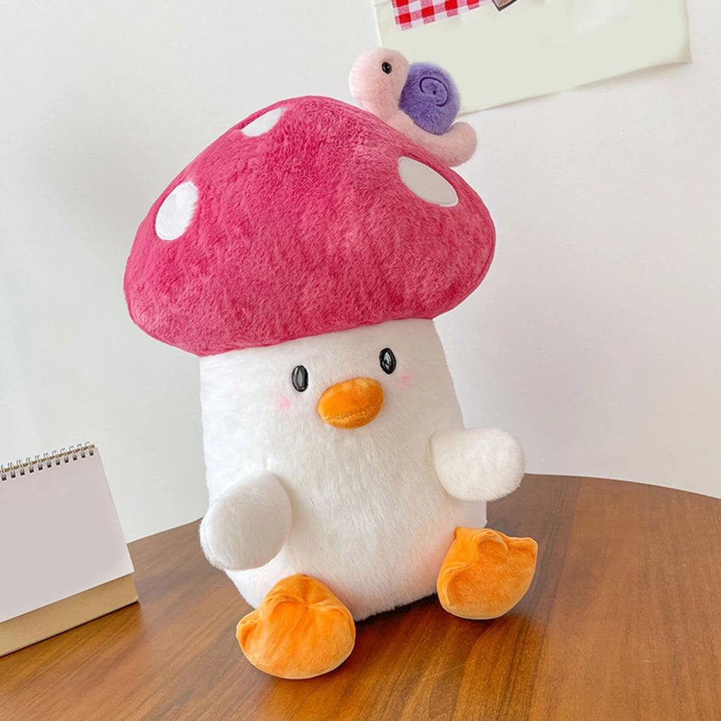 Plush Mushroom Chick Stuffed Animal Toy L382