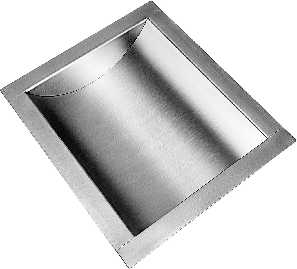 304 Stainless Steel Drop-in Deal Tray 12 Deep x 10 Wide x 1.6 High Brushed Finish K572