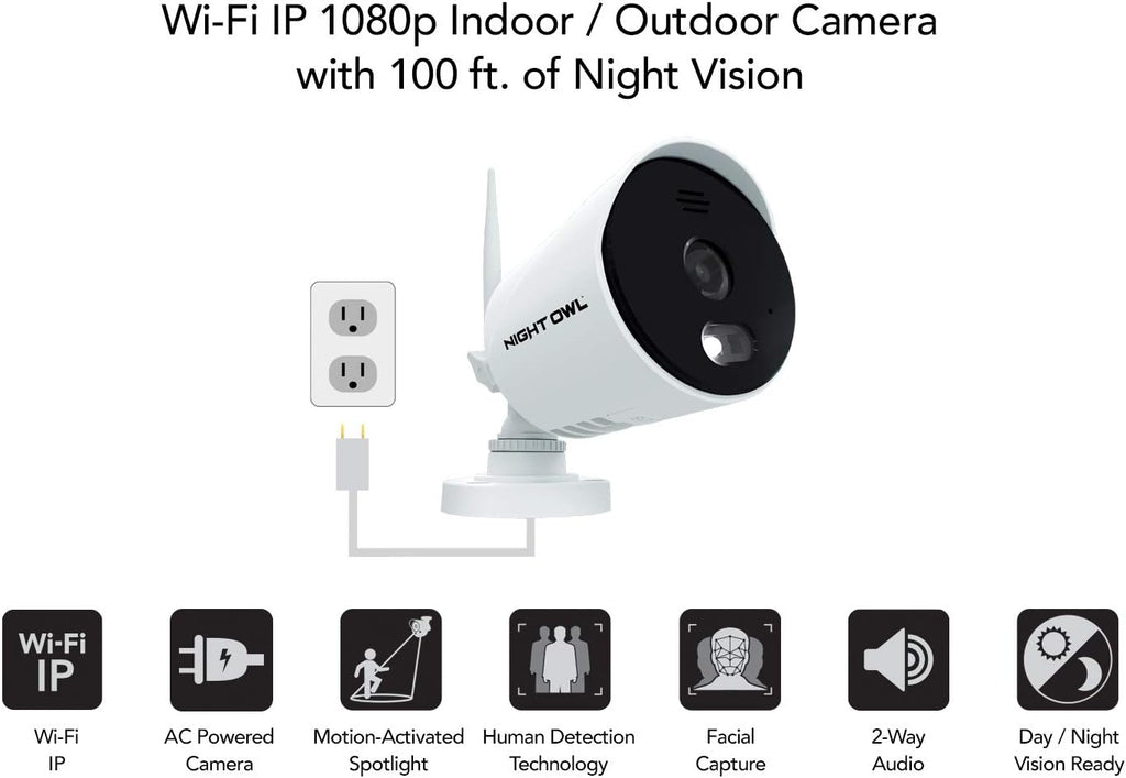 1080p HD Wi-Fi Indoor/Outdoor Camera with Night Vision X648