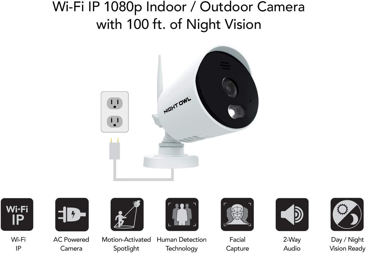 1080p HD Wi-Fi Indoor/Outdoor Camera with Night Vision X648