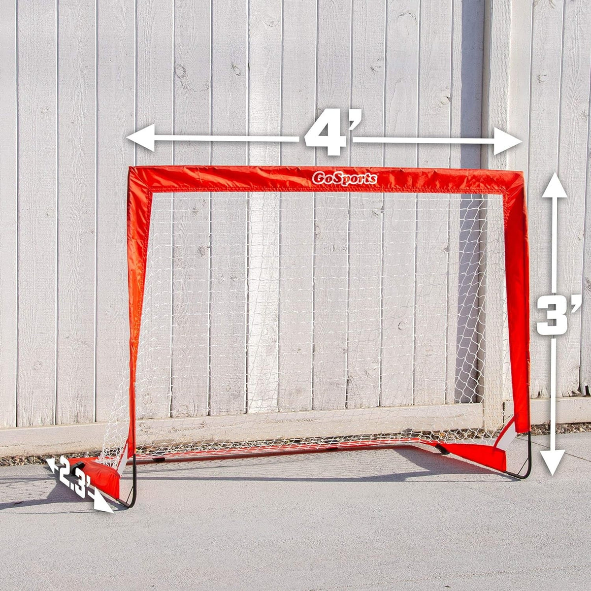 Hockey Street Set with Pop-Up Goal and 2 Sticks Q79713
