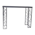 Metal Console Table in Black and Chrome P88423