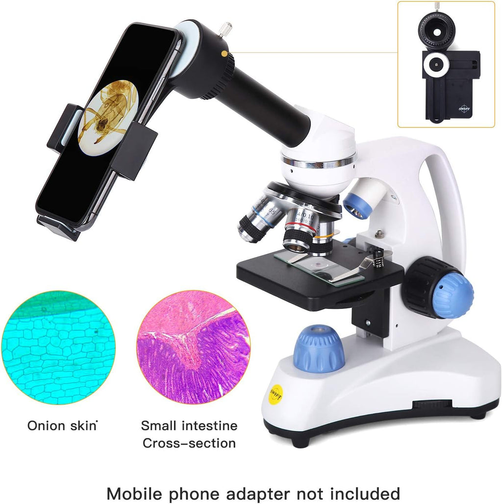 Compound Student Microscope, 40X-1000X, Monocular Head J24667