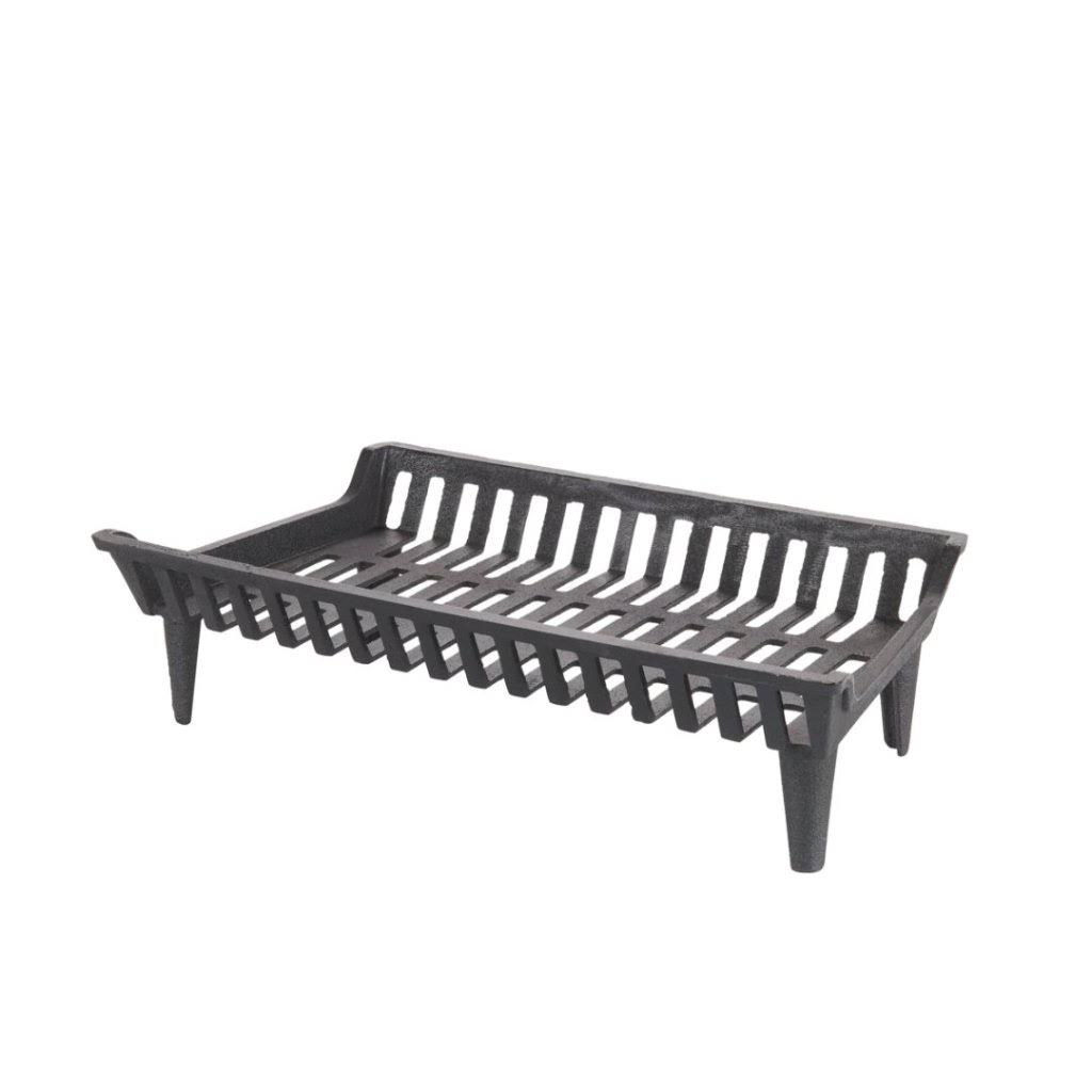 Cast Flat Bottom Style Fireplace Grate with Cast-on Legs Z72839