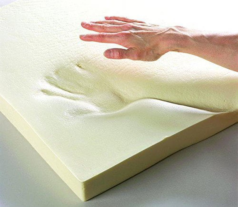 Visco Memory Foam Square Sheet 4"Hx22W"x22L" 2.5 lb Regular Density S8406