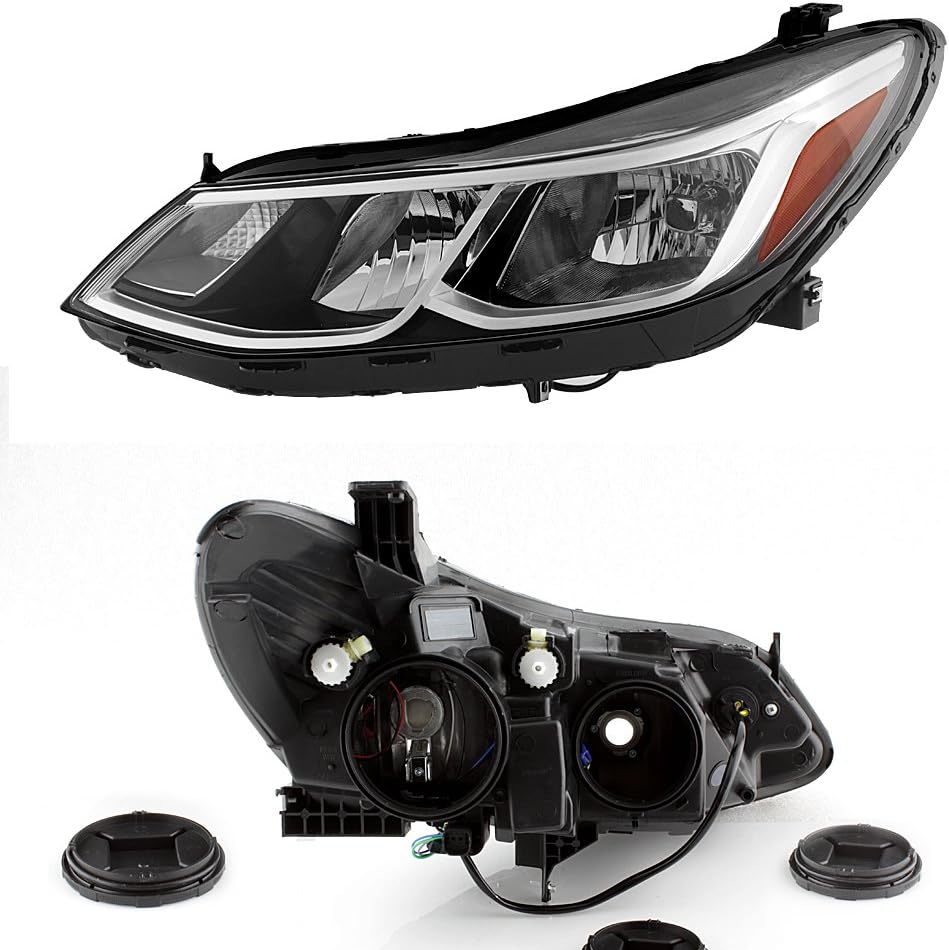 Headlight Driver Pair Left Passenger Side Replacement R480