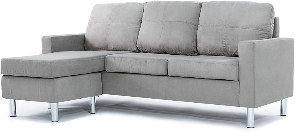 Modern Sectional Sofa Gray B120