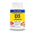 Organic Vitamin D3 + K2 60 Capsules Dietary Supplement U262550