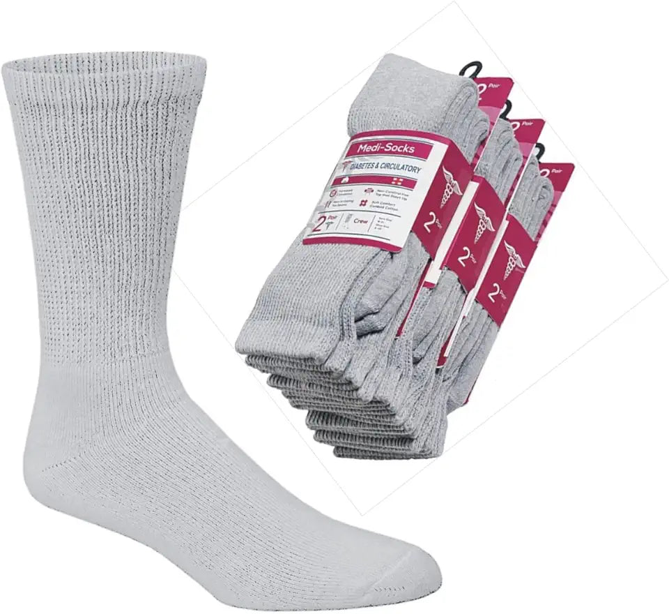 Non-Binding Cotton Diabetic Socks Q8066