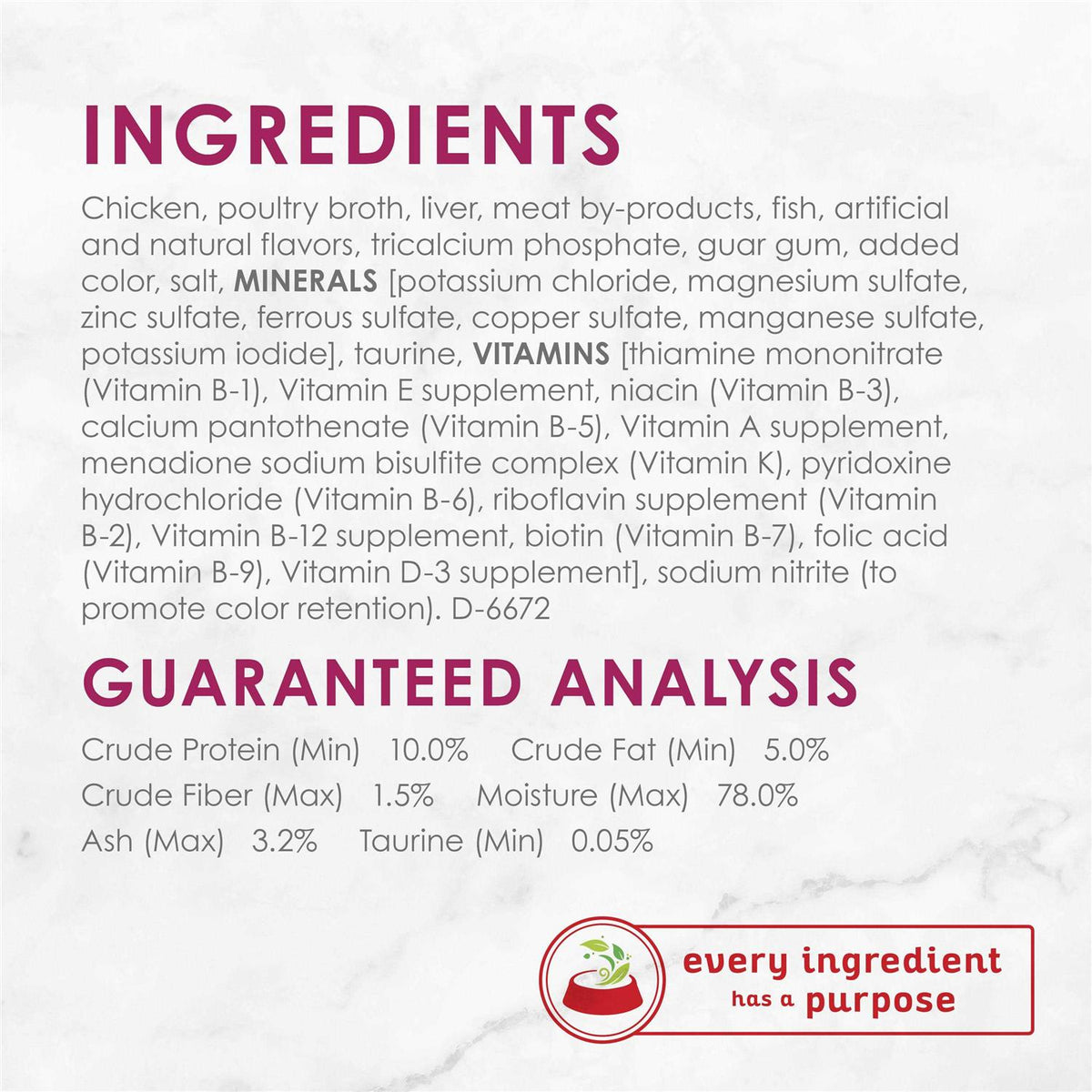 Chicken Pate Wet Cat Food X1303