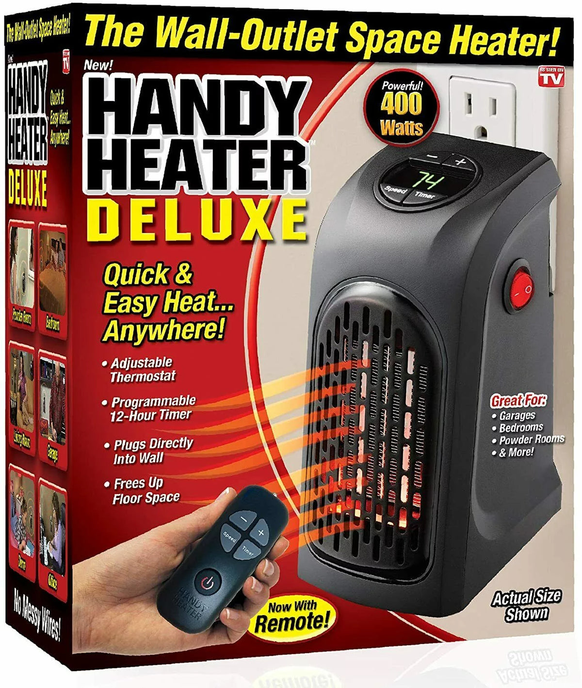 Electric Space Heater with Remote E854327