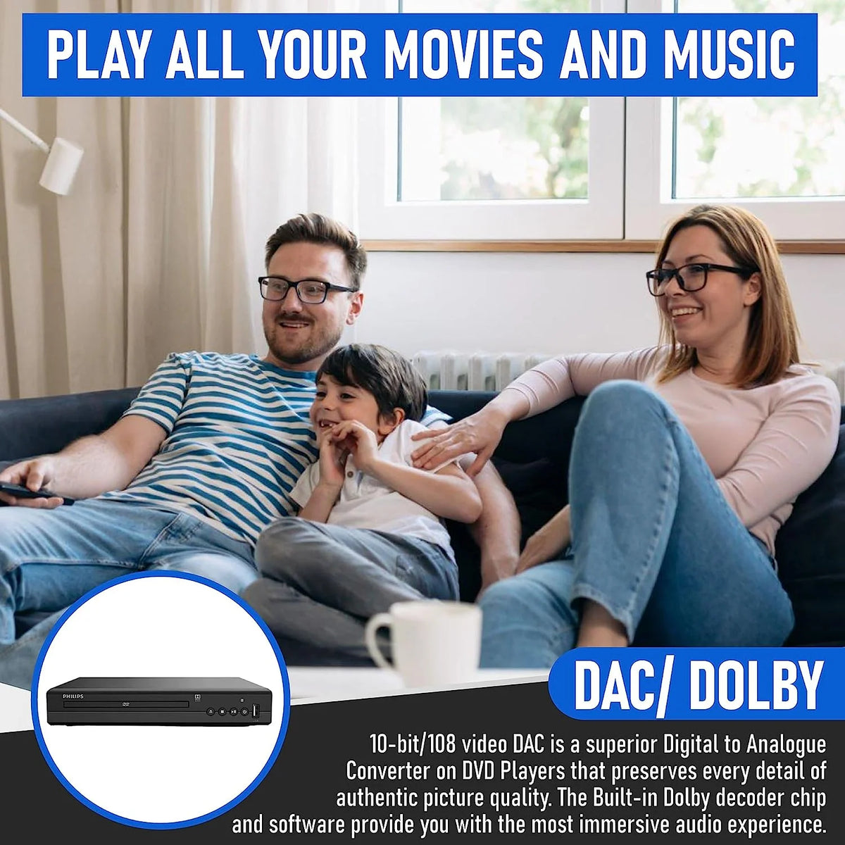 DVD Player 1080p USB B862193