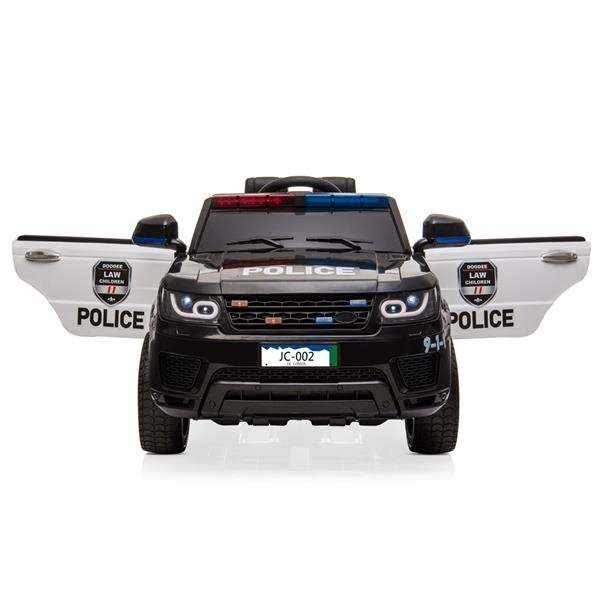 12V Kids Police Ride on Car Electric Cars 2.4G Remote Control LED Flashing Light Y4102