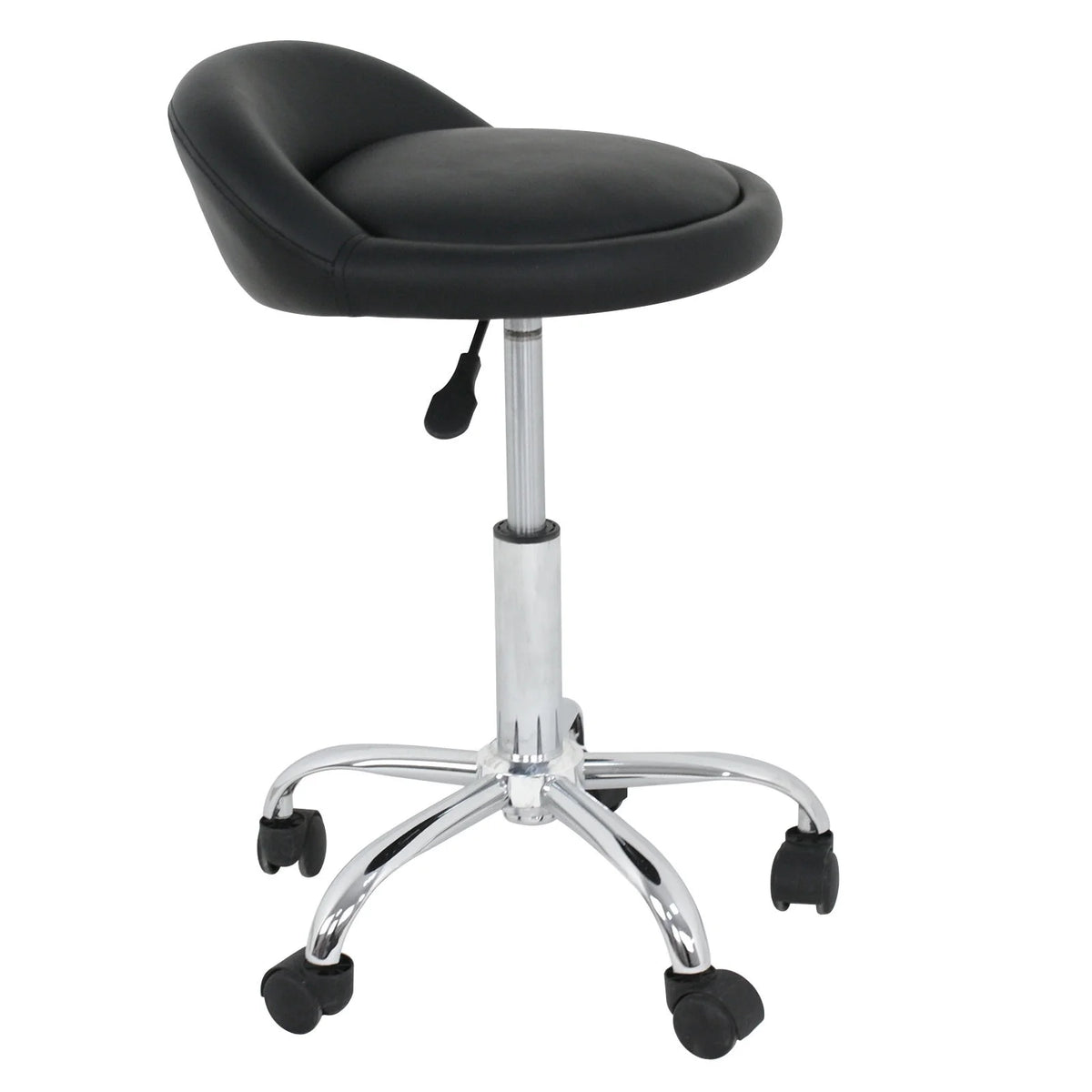 Set of Two Swivel Salon Stool Chair, Black I33959