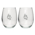 Stemless Wine Glass Set of 2 F1509