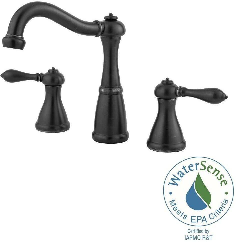 2-Handle 8x22 Widespread Bathroom Faucet Tuscan Bronze X597