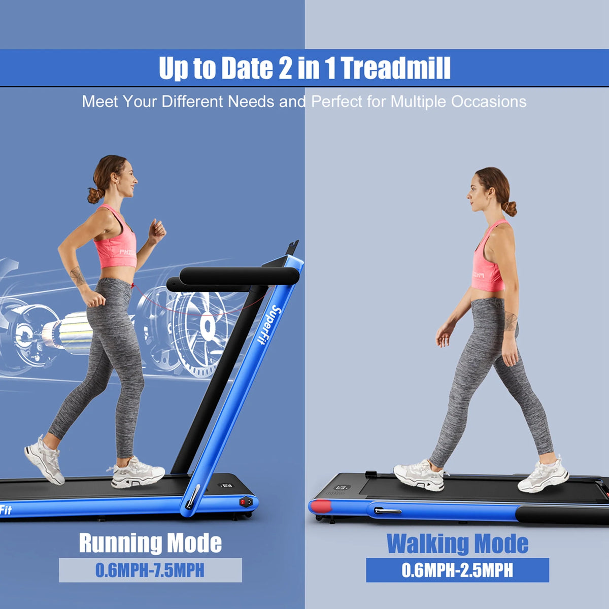 Black Folding Treadmill N68134