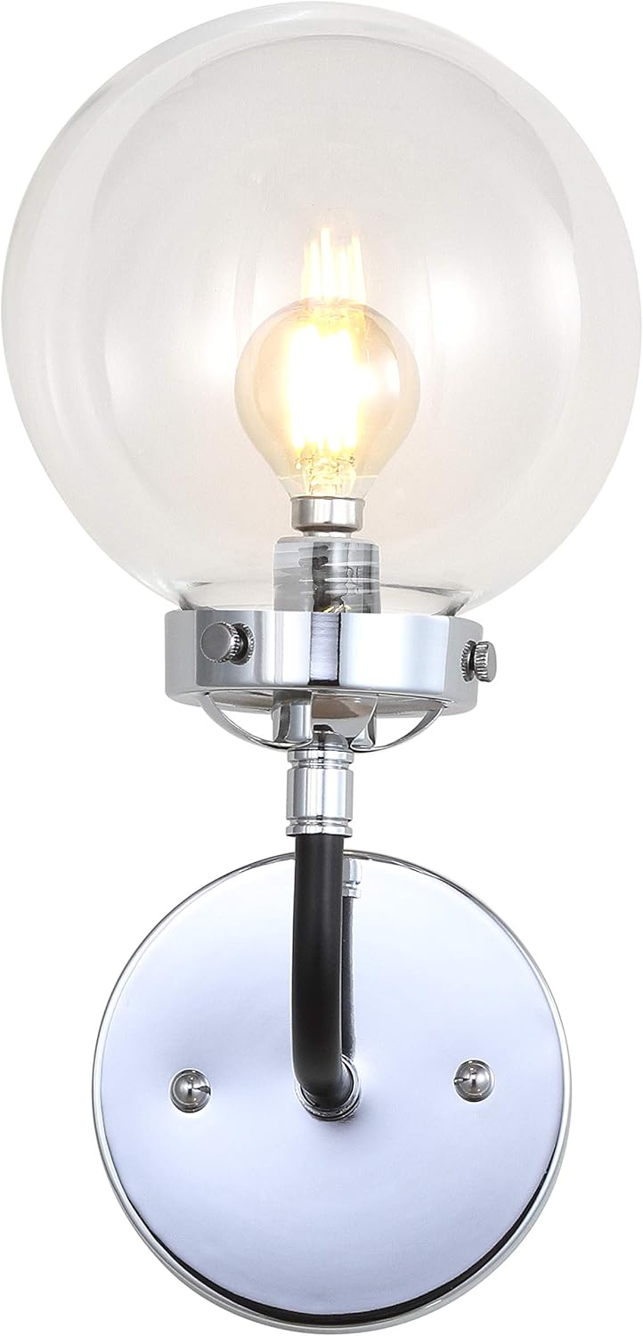 Brass Gold/Black 2-Light Sconce K26662