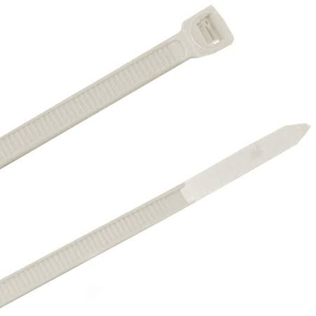 8-Inch Standard Duty Cable Ties Natural 1000-Pack S784