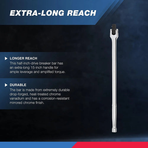 1/2" Drive 24-Inch Flex Head Breaker Bar U40271