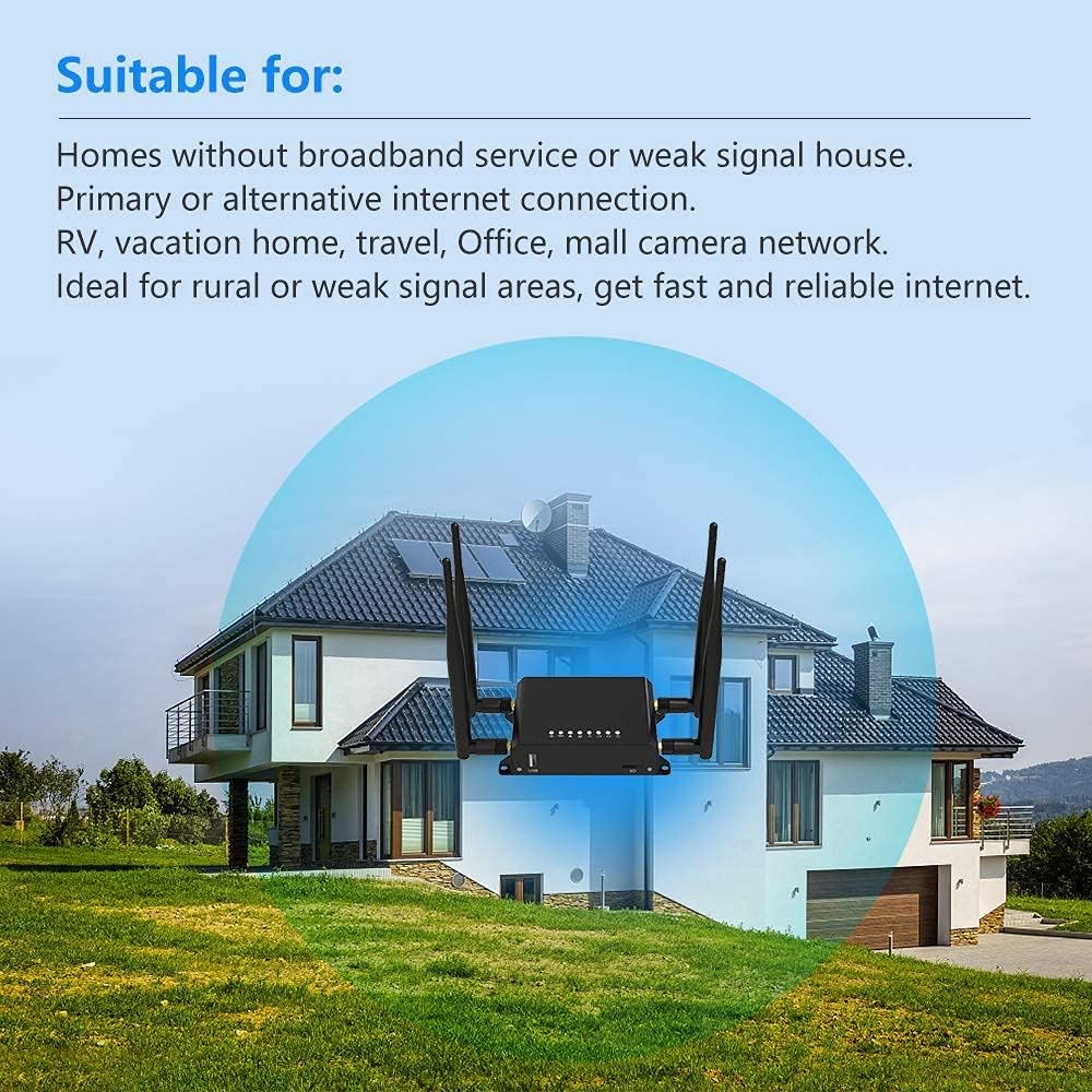 4G LTE Wireless Router with SIM Card Slot X57466