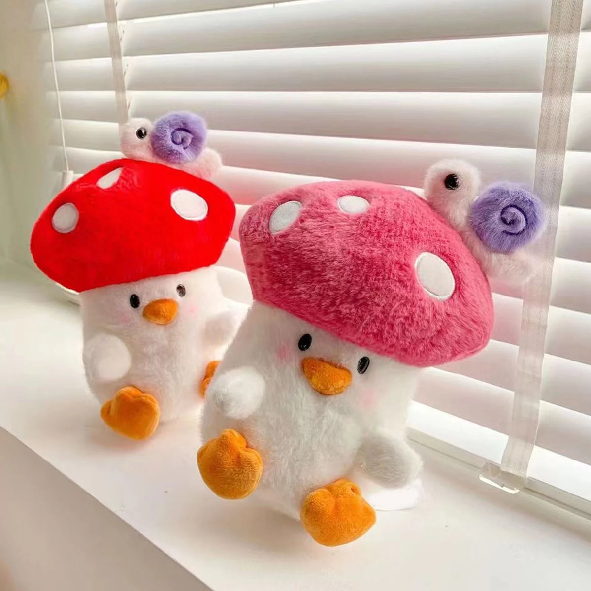 Plush Mushroom Chick Stuffed Animal Toy L382