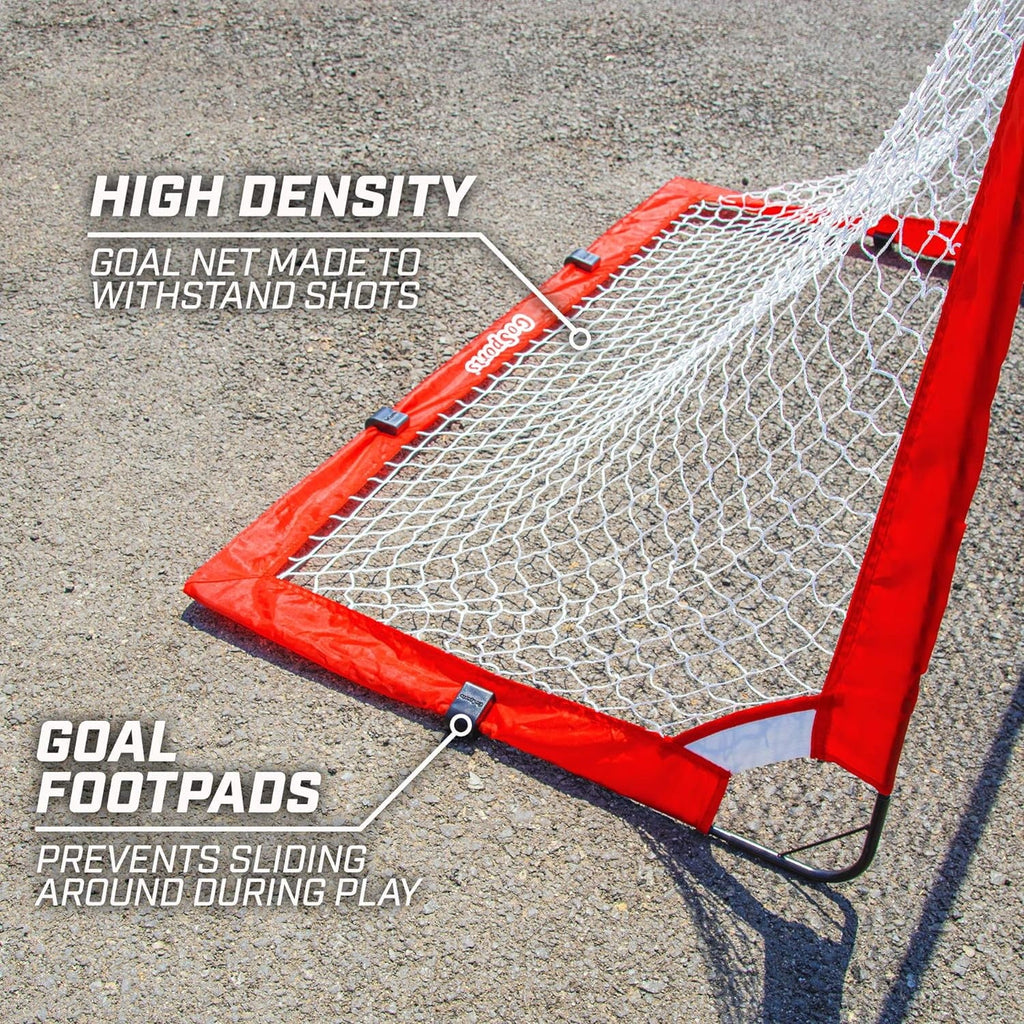 Hockey Street Set with Pop-Up Goal and 2 Sticks Q79713