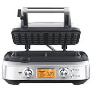 Brushed Stainless Steel 2 Slice Waffle Maker Y4528