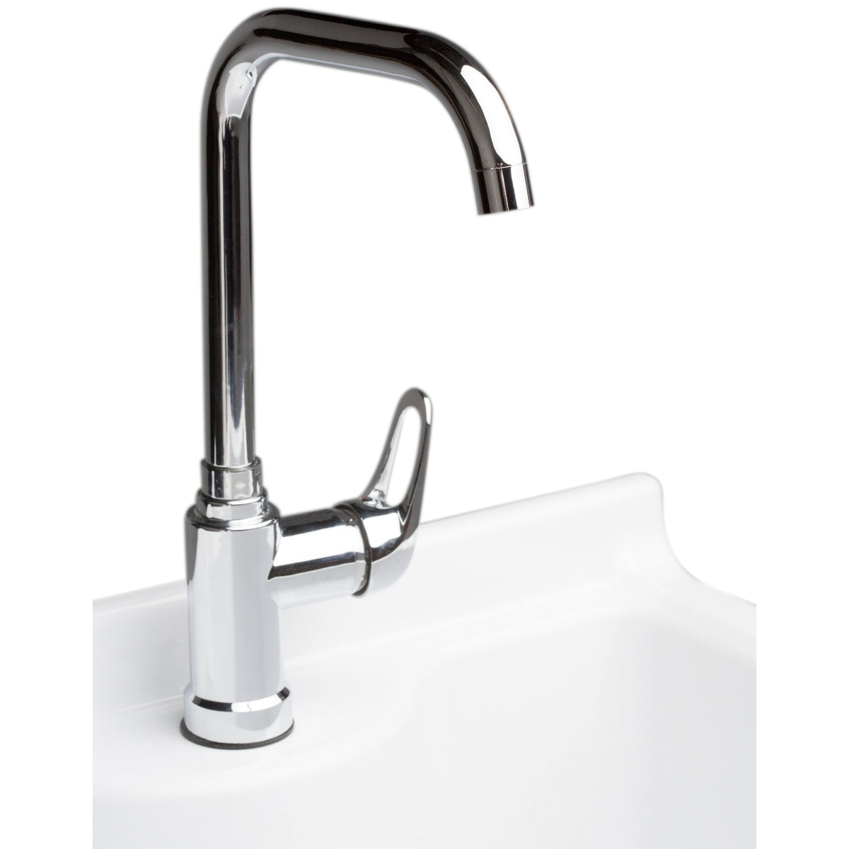 24 inch Laundry Cabinet with Faucet and ABS Sink (Pure White) X735010