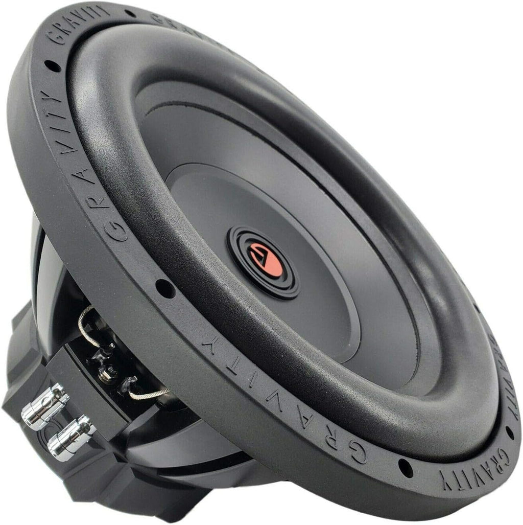 Pair of 12 Inch 6000 Watt Car Audio Subwoofer 4 Ohm DVC (2 Woofers) B6655