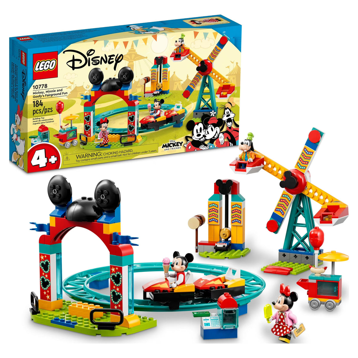 LEGO Disney Mickey and Friends Fairground Fun Toy Set 10778 V735774